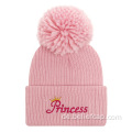 100% Baumwoll -Strick -Ohrklappe Baby Beanie Winterhüte